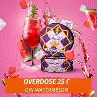 Табак Overdose 25g Gin Watermelon (Арбузный Джин)