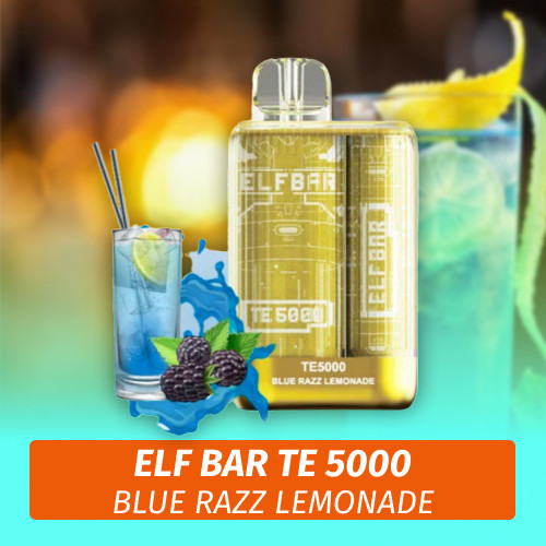 Elf Bar TE - Blue razz lemonade 5000 (Одноразовая электронная сигарета)