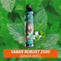 VABAR Robust - ДИКАЯ МЯТА (Minty Breeze) 2500 (Одноразовая электронная сигарета)
