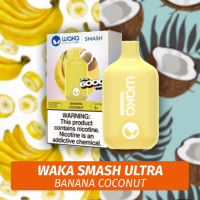 Waka Smash Ultra - Banana Coconut 6000 (Одноразовая электронная сигарета)