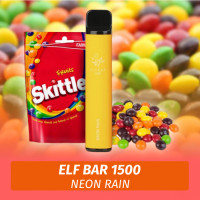 Одноразовая электронная сигарета Elf Bar - Neon Rain 1500