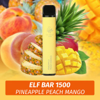 Одноразовая электронная сигарета Elf Bar - Pineapple Peach Mango 1500