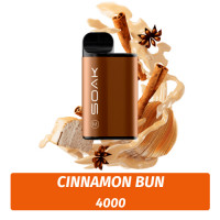 SOAK M - Cinnamon Bun 4000 (Одноразовая электронная сигарета)