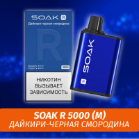 SOAK R - Blackcurrant Daiquiri/ Дайкири-черная смородина 5000 (Одноразовая электронная сигарета) (М)