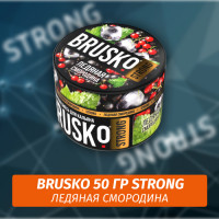 Brusko Strong 50 гр Ледяная Смородина (Бестабачная смесь)
