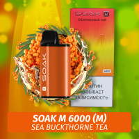 SOAK M - Sea Buckthorne Tea 6000 (Одноразовая электронная сигарета) (M)