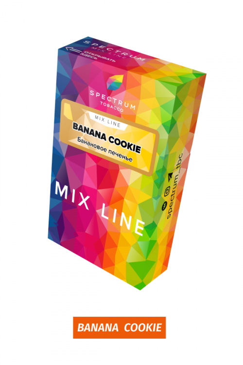 Табак Spectrum Mix Line 40 г Banana Cookie