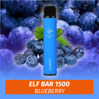Одноразовая электронная сигарета Elf Bar - Blueberry 1500
