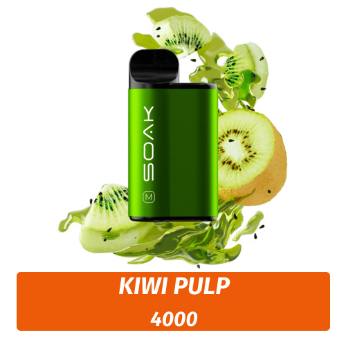 SOAK M - Kiwi Pulp 4000 (Одноразовая электронная сигарета)