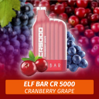 Elf Bar CR - Cranberry Grape 5000 (Одноразовая электронная сигарета)