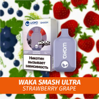 Waka Smash Ultra - Strawberry Grape 6000 (Одноразовая электронная сигарета)