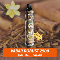 VABAR Robust - ВАНИЛЬ ТАБАК (VANICREME TOBACCO) 2500 (Одноразовая электронная сигарета)