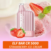 Elf Bar CR - Strawberry Ice Cream 5000 (Одноразовая электронная сигарета)