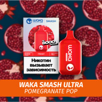 Waka Smash Ultra - Pomegranate Pop 6000 (Одноразовая электронная сигарета)