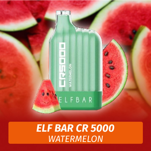 Elf Bar CR - Watermelon 5000 (Одноразовая электронная сигарета)