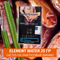 Табак Element Water Элемент вода 25 гр Cactus Fig (Кактусовый финик)