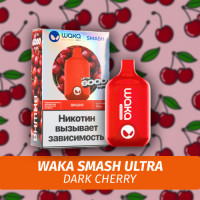 Waka Smash Ultra - Dark Cherry 6000 (Одноразовая электронная сигарета)