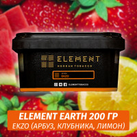 Табак Element Earth 200 гр Ekzo (Арбуз Клубника Лимон)