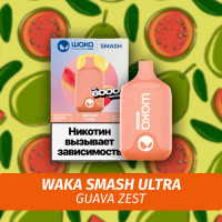 Waka Smash Ultra - Guava Zest 6000 (Одноразовая электронная сигарета)