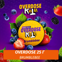Табак Overdose 25g Brumblebee (клубника, ежевика, голубика)