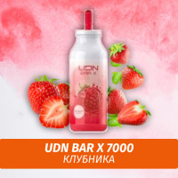 UDN BAR X - Strawberry 7000 (Одноразовая электронная сигарета)