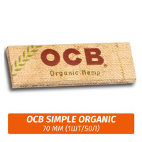 Бумага для самокруток OCB 70mm Simple Organic (1шт/50л)