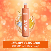 Inflave Plus - Имбирный Лимонад 2200 (Одноразовая электронная сигарета)