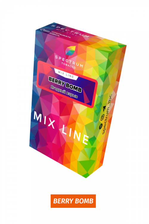 Табак Spectrum Mix Line 40 г Berry Bomb