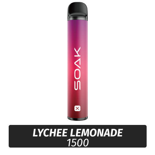 SOAK X - Lychee lemonade 1500 (Одноразовая электронная сигарета)
