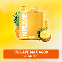 Inflave Maxx - Ананас 4000 (Одноразовая электронная сигарета)