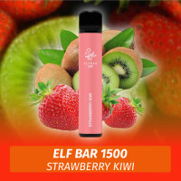 Одноразовая электронная сигарета Elf Bar - Strawberry Kiwi 1500