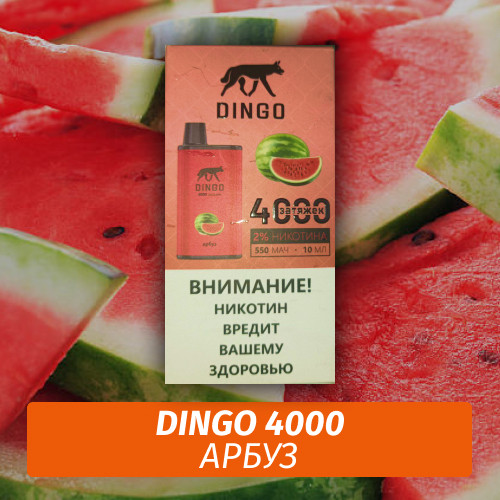 DINGO - Арбуз 4000 (Одноразовая электронная сигарета)
