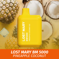 Lost Mary BM - Pineapple coconut ice 5000 (Одноразовая электронная сигарета)