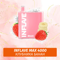 Inflave Maxx - Клубника, Банан 4000 (Одноразовая электронная сигарета)