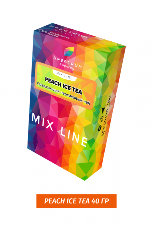 Табак Spectrum Mix Line 40 г Peach Ice Tea