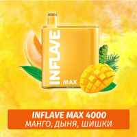 Inflave Maxx - Манго, Дыня, Шишки 4000 (Одноразовая электронная сигарета)