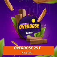 Табак Overdose 25g Sandal (Ароматный сандал)