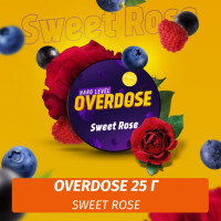 Табак Overdose 25g Sweet Rose (Ягоды с Розой)