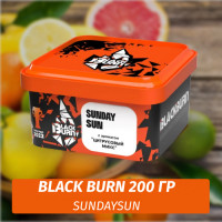 Табак Black Burn 200 гр Sundaysun (Цитрусовый Микс)