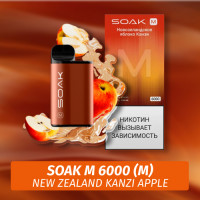 SOAK M - New Zealand Kanzi Apple 6000 (Одноразовая электронная сигарета) (М)
