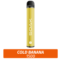 SOAK X - Cold banana 1500 (Одноразовая электронная сигарета)