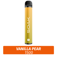 SOAK X - Vanilla pear 1500 (Одноразовая электронная сигарета)