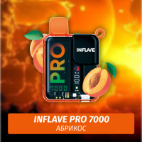 Inflave Pro - Абрикос 7000 (Одноразовая электронная сигарета)