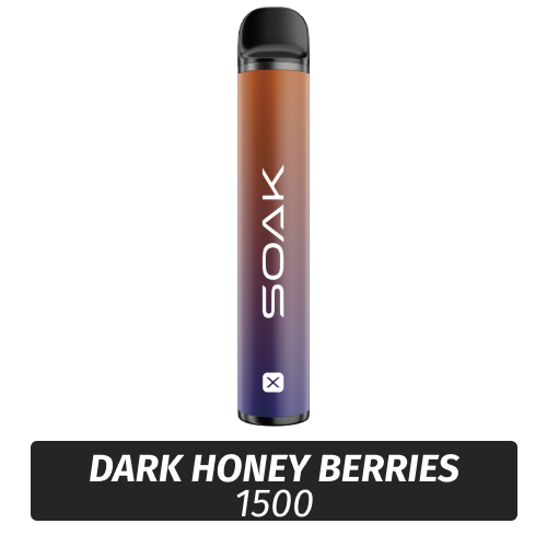 SOAK X - Dark honey berries 1500 (Одноразовая электронная сигарета)