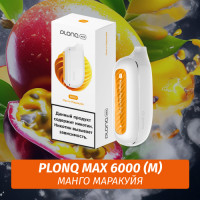 Электронная Сигарета Plonq Max 6000 Манго Маракуйя (М)