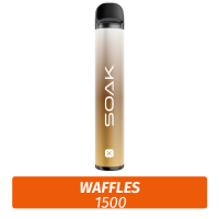 SOAK X - Waffles 1500 (Одноразовая электронная сигарета)