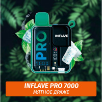 Inflave Pro - Мятное Драже 7000 (Одноразовая электронная сигарета)
