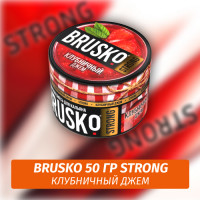Brusko Strong 50 гр Клубничный Джем (Бестабачная смесь)