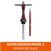 Кальян Alpha Hookah Model X Reverse Red Black