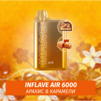 Inflave Air - Арахис в карамели 6000 (Одноразовая электронная сигарета)